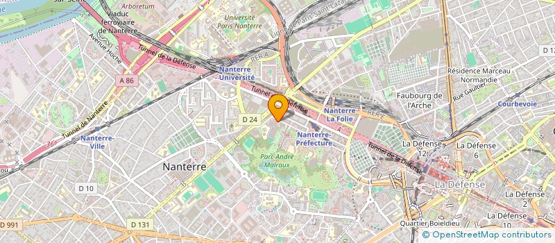 localisation de l'entreprise SYNERGYS CONSEIL & COURTAGE  NANTERRE