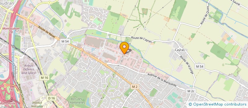 localisation de l'entreprise SYNERGYS TOULOUSE à SAINT-ORENS-DE-GAMEVILLE