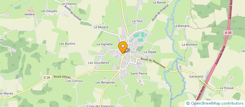 localisation de l'entreprise SYNERIC  MARBOZ