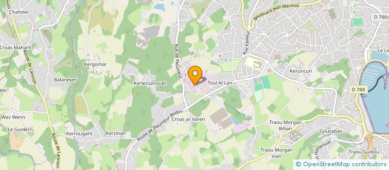 localisation de l'entreprise SYNERIC INDUSTRIES à PERROS-GUIREC