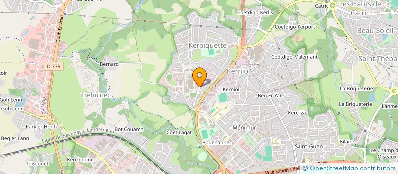 localisation de l'entreprise SYNERIMMO II  VANNES