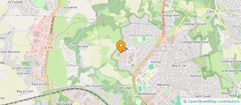 localisation de l'entreprise SYNERIMMO III à VANNES