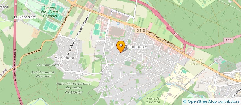 localisation de l'entreprise SYNERJI CONSULTING à CHAMBOURCY