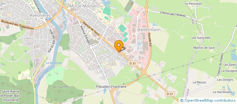 localisation de l'entreprise SYNERJIS à LAVAL