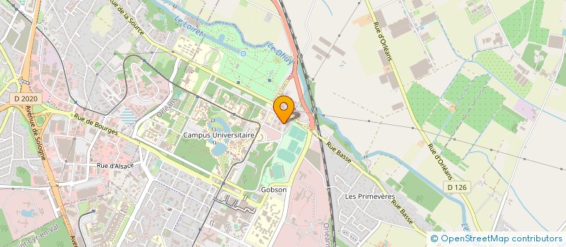 localisation de l'entreprise SYNERLAB DEVELOPPEMENT  ORLEANS