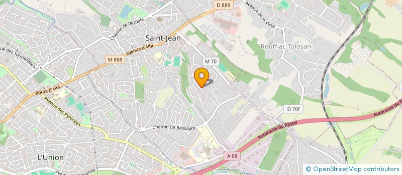 localisation de l'entreprise SYNERSUN à SAINT-JEAN