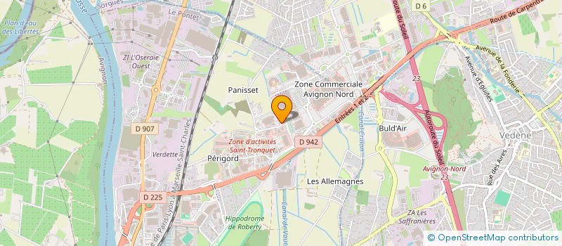 localisation de l'entreprise SYNERTECH à LE PONTET