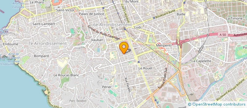 localisation de l'entreprise SYNESIE CONSEIL  MARSEILLE