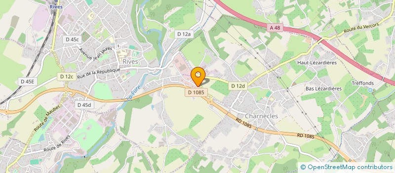 localisation de l'entreprise SYNESIS à RIVES