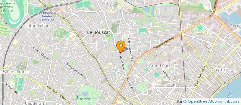 localisation de l'entreprise SYNESIUS  LE BOUSCAT