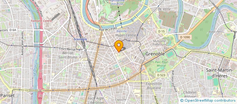 localisation de l'entreprise SYNESTHESIES  GRENOBLE