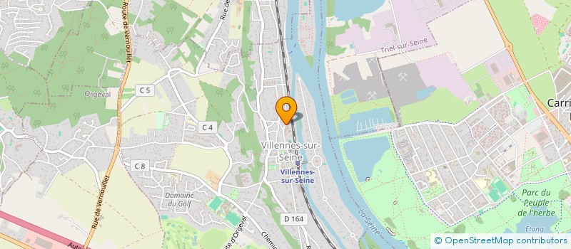 localisation de l'entreprise SYNETIA  VILLENNES-SUR-SEINE