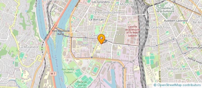 localisation de l'entreprise SYNETIC à LYON