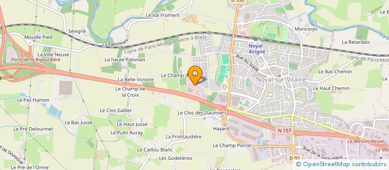 localisation de l'entreprise SYNETICS EXPORT  NOYAL-SUR-VILAINE