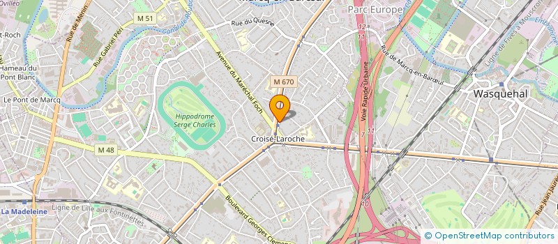 localisation de l'entreprise SYNEVIA  MARCQ-EN-BARUL
