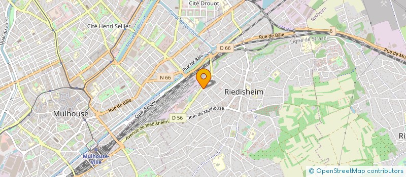 localisation de l'entreprise SYNEXIS COURTAGE  RIEDISHEIM