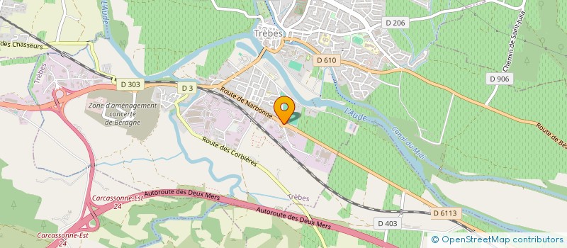 localisation de l'entreprise SYNFEL ERGOLIB à TREBES