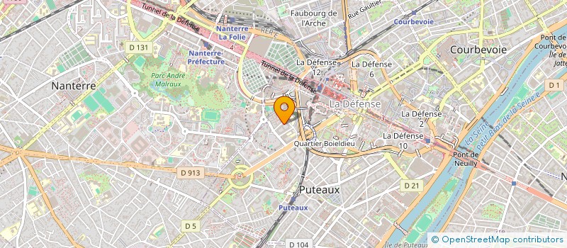 localisation de l'entreprise SYNGAN  PUTEAUX