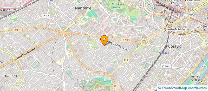 localisation de l'entreprise SYNGY  NANTERRE