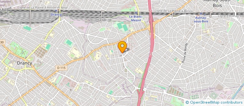 localisation de l'entreprise SYNHAR  LE BLANC-MESNIL