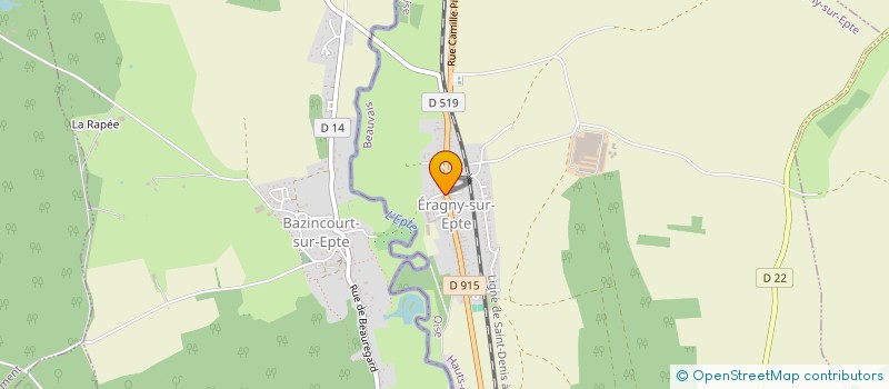 localisation de l'entreprise SYNICIA TRAITEUR  ERAGNY-SUR-EPTE