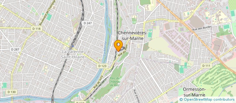 localisation de l'entreprise SYNIM CONSEIL à CHENNEVIERES-SUR-MARNE