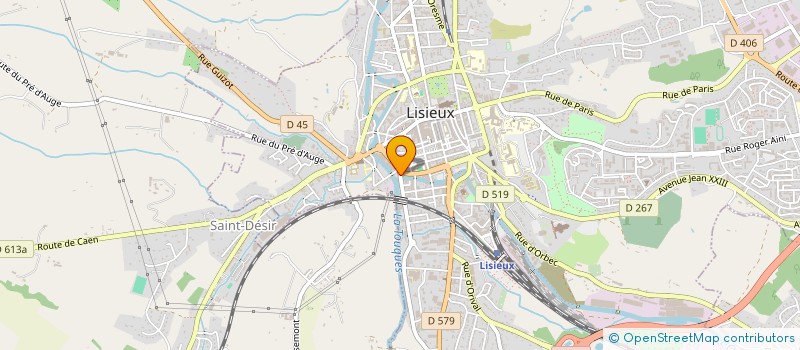 localisation de l'entreprise SYNKAIROS à LISIEUX