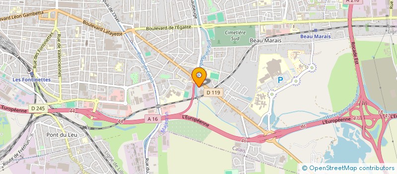 localisation de l'entreprise SYNKO à CALAIS