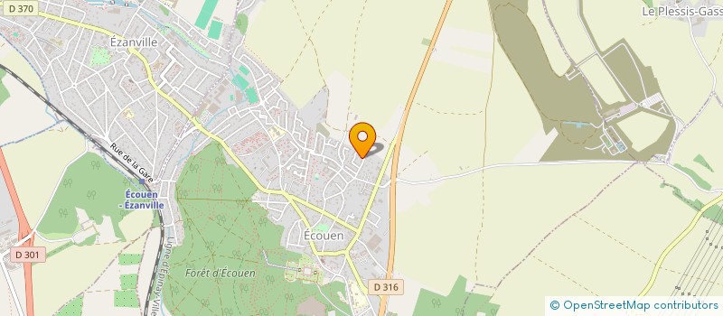 localisation de l'entreprise SYNKRONE  ECOUEN