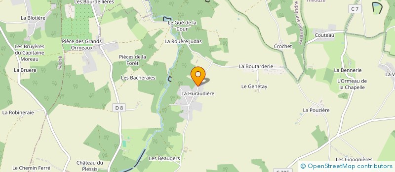 localisation de l'entreprise SYNKRONE FX  THILOUZE