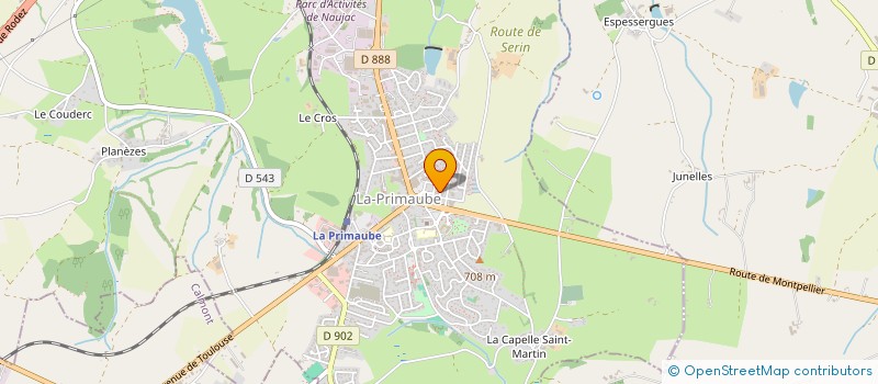 localisation de l'entreprise SYNKRONIC EVENEMENT GAMIN (SEG)  LUC-LA-PRIMAUBE