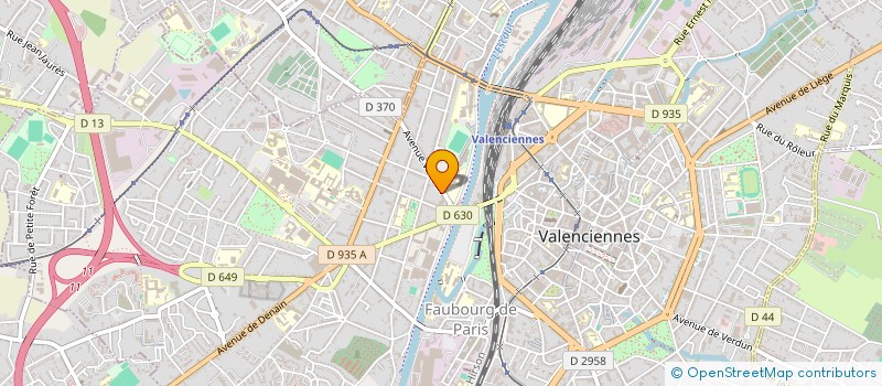 localisation de l'entreprise SYNLAB BIOPAJ à VALENCIENNES