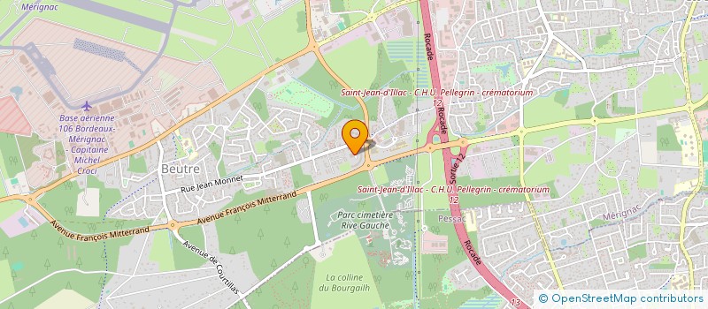 localisation de l'entreprise SYNLAB NOUVELLE AQUITAINE à MERIGNAC