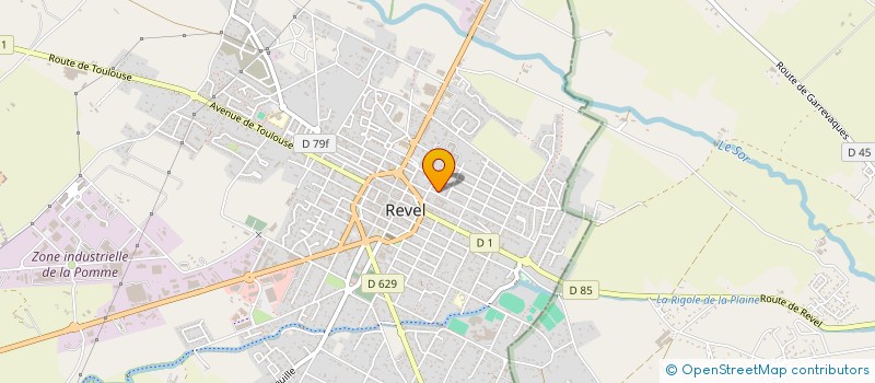 localisation de l'entreprise SYNLAB OCCITANIE à REVEL