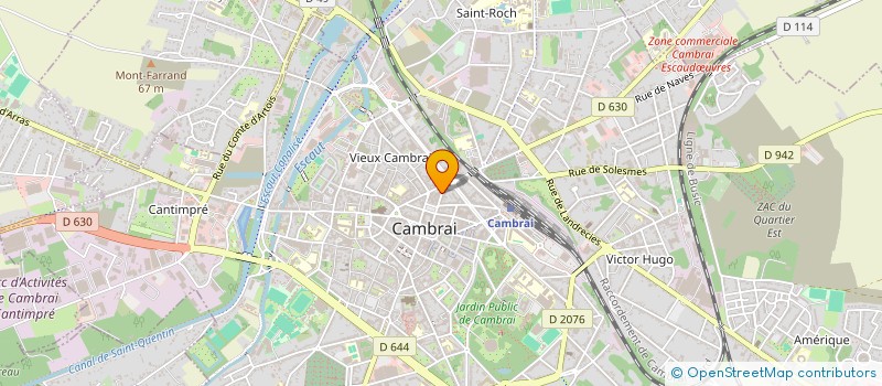 localisation de l'entreprise SYNLAB OXABIO  CAMBRAI