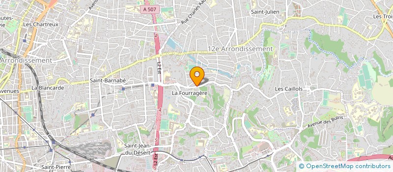 localisation de l'entreprise SYNLAB PROVENCE à MARSEILLE