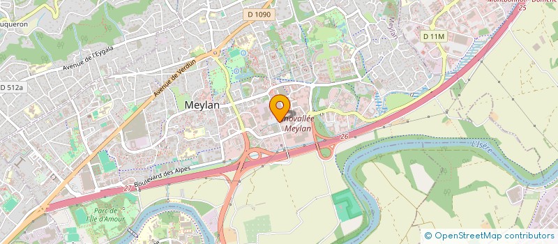 localisation de l'entreprise SYNLOG à MEYLAN
