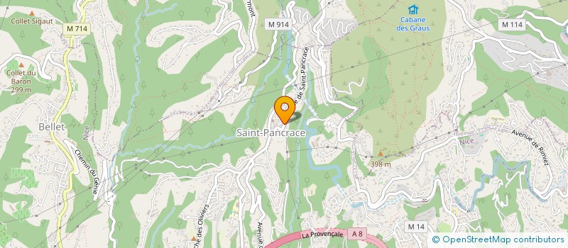 localisation de l'entreprise SYNNOESIS  NICE