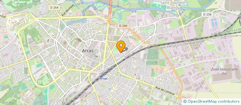 localisation de l'entreprise SYNO à ARRAS