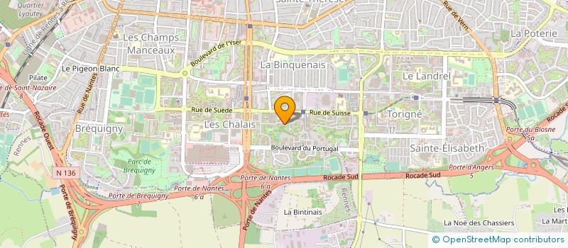 localisation de l'entreprise SYNO INVEST  RENNES