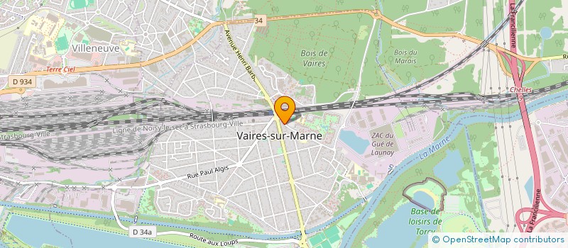 localisation de l'entreprise SYNOCHI  VAIRES-SUR-MARNE