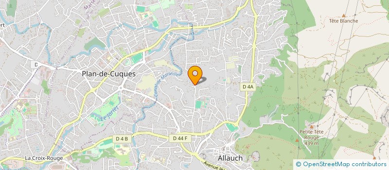 localisation de l'entreprise SYNODEIA CONSEIL  ALLAUCH