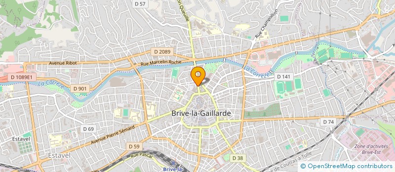 localisation de l'entreprise SYNODIA  BRIVE-LA-GAILLARDE