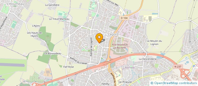 localisation de l'entreprise SYNODIS à LAGORD