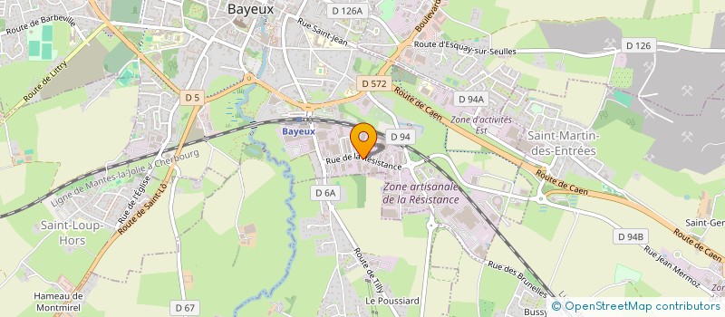 localisation de l'entreprise SYNODIYA ENVIRONNEMENT à BAYEUX