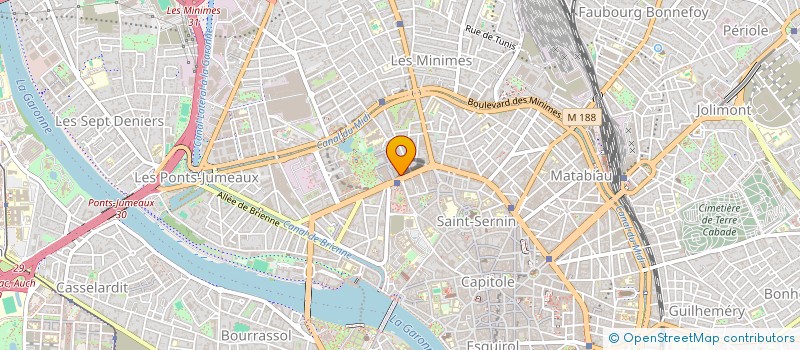 localisation de l'entreprise SYNONYMES LOGISTICS & TRANSPORTS à TOULOUSE