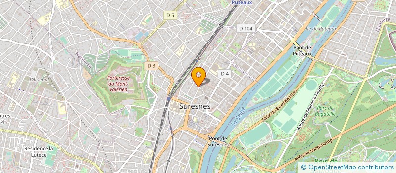 localisation de l'entreprise SYNOP'S à SURESNES