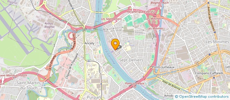 localisation de l'entreprise SYNOP6 à TOULOUSE