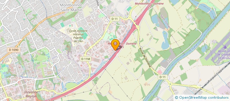 localisation de l'entreprise SYNOP6 à MONTBONNOT-SAINT-MARTIN
