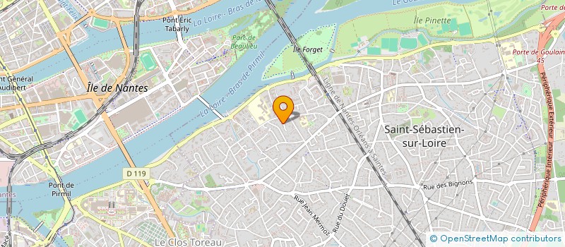 localisation de l'entreprise SYNOPSIS COMPAGNIE  SAINT-SEBASTIEN-SUR-LOIRE